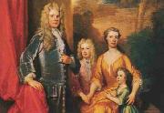 Sir Godfrey Kneller, and his family